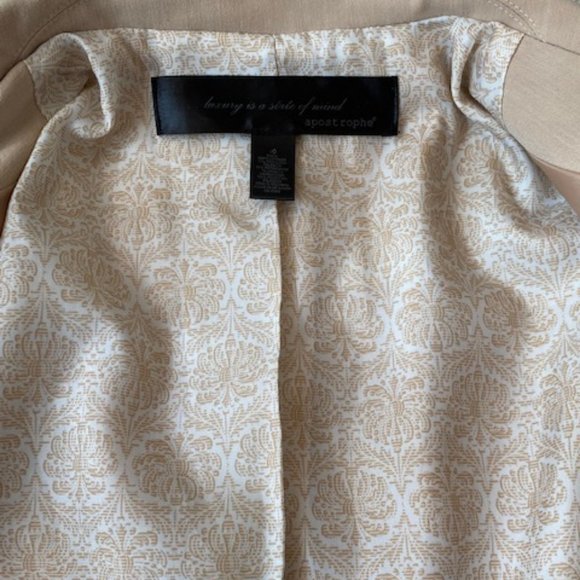 Apostrophe Tan Blazer - Size 10 - Picture 7 of 9